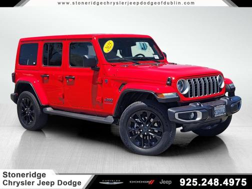 Firecracker Red Clearcoat 2025 Jeep Wrangler 4xe Sahara