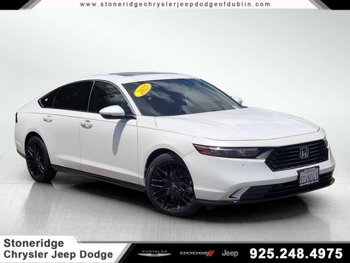 White 2025 Honda Accord Hybrid Touring