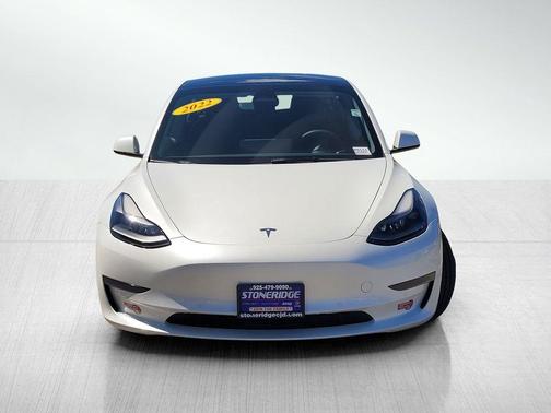 White 2022 Tesla Model 3 Long Range