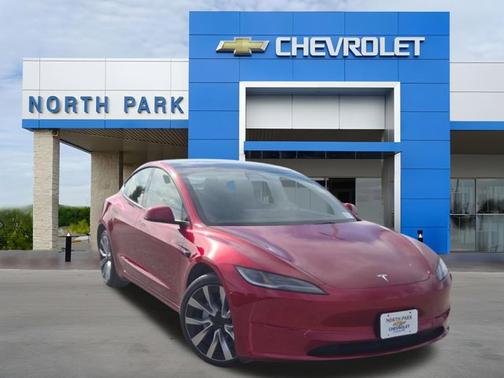 Black 2025 Tesla Model 3 Long Range