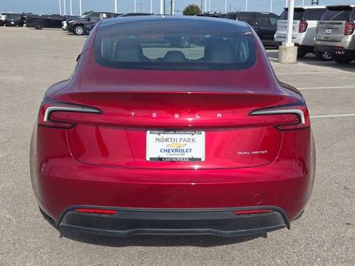 Black 2025 Tesla Model 3 Long Range