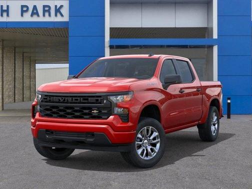 Red 2026 Chevrolet Silverado 1500 Custom