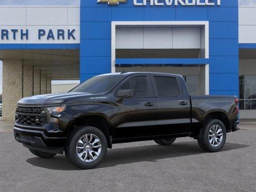 Black 2026 Chevrolet Silverado 1500 Custom