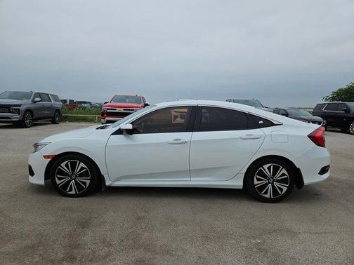 White 2018 Honda Civic EX-T