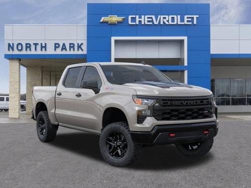 White 2026 Chevrolet Silverado 1500 Custom Trail Boss