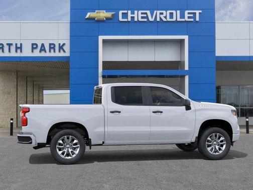 Summit White 2026 Chevrolet Silverado 1500 Custom