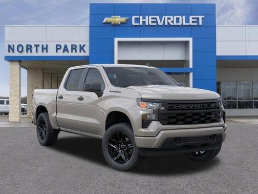 White Sand 2026 Chevrolet Silverado 1500 Custom