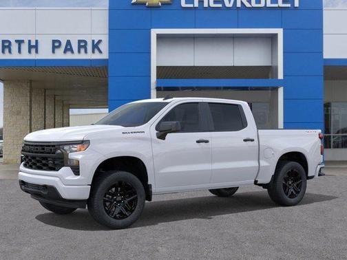 Summit White 2026 Chevrolet Silverado 1500 Custom