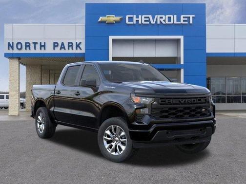 Black 2026 Chevrolet Silverado 1500 Custom