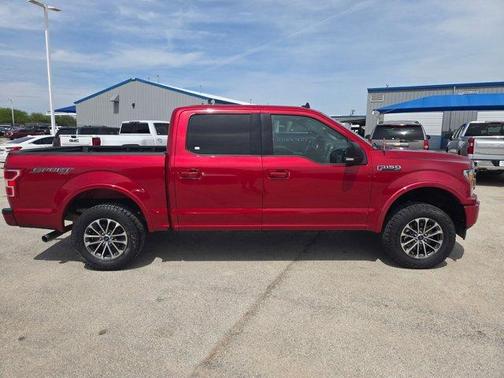 Red 2020 Ford F-150 Lariat
