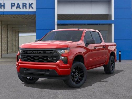 Red 2026 Chevrolet Silverado 1500 Custom