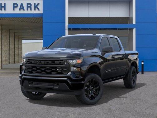 Black 2026 Chevrolet Silverado 1500 Custom