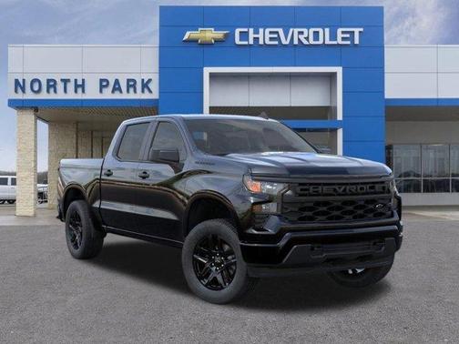 Black 2026 Chevrolet Silverado 1500 Custom