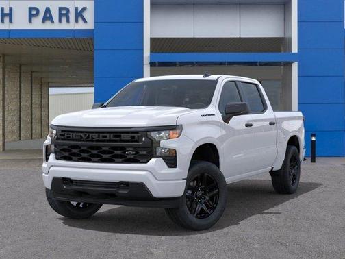 Summit White 2026 Chevrolet Silverado 1500 Custom