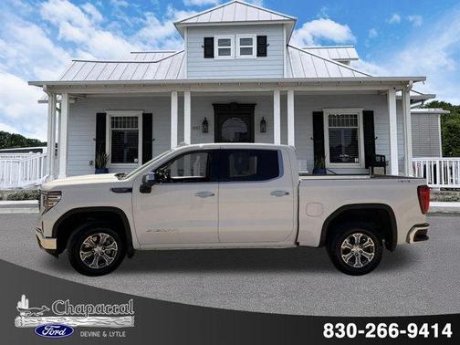 Summit White 2025 GMC Sierra 1500 SLT