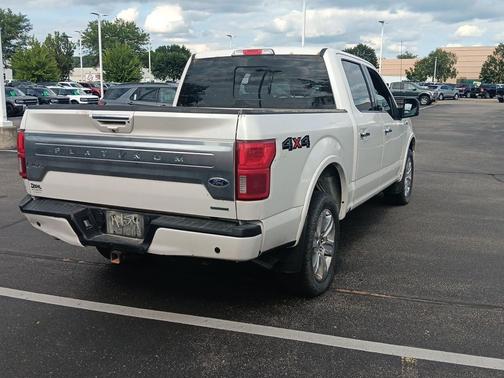 White Platinum Metallic Tri-Coat 2019 Ford F-150 Platinum