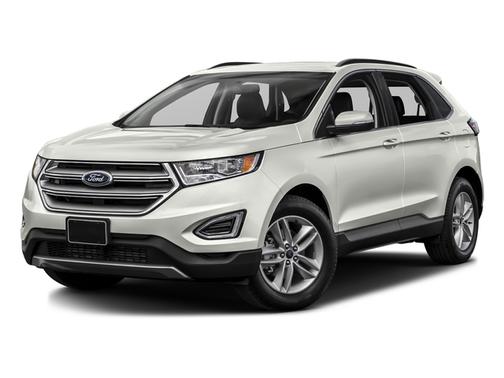 White Platinum Metallic Tri-Coat 2016 Ford Edge SEL