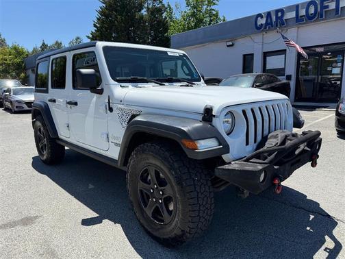 Bright White Clearcoat 2018 Jeep Wrangler Unlimited Sport
