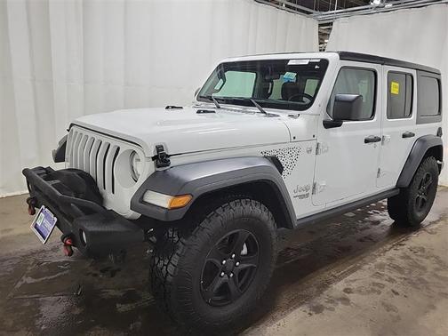 Bright White Clearcoat 2018 Jeep Wrangler Unlimited Sport