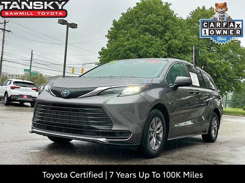 Predawn Gray Mica 2023 Toyota Sienna LE
