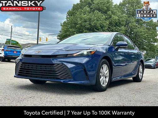 Blue 2025 Toyota Camry LE