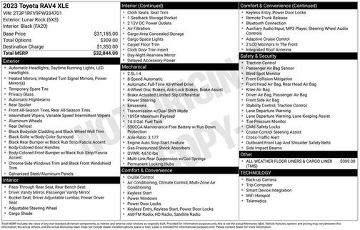 2023 Toyota RAV4 XLE