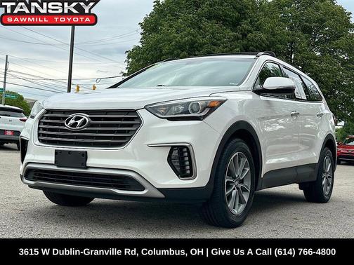 Monaco White 2017 Hyundai SANTA FE SE