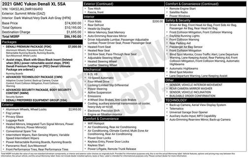 2021 GMC Yukon XL Denali