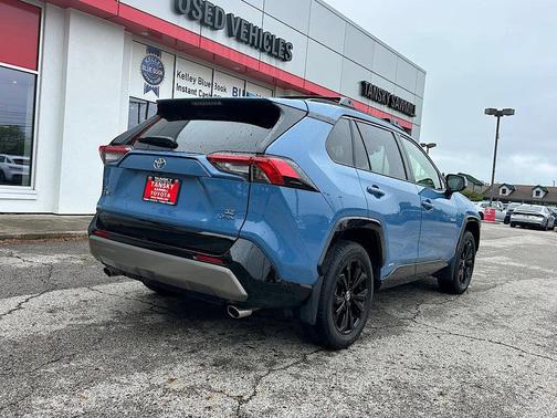 Cavalry Blue 2025 Toyota RAV4 Hybrid SE