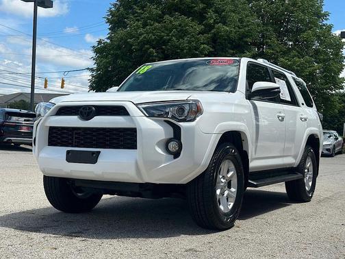 Super White 2018 Toyota 4Runner SR5 Premium