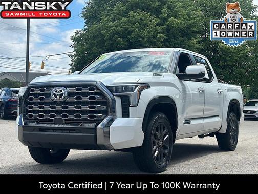 Wind Chill Pearl 2025 Toyota Tundra Hybrid Platinum