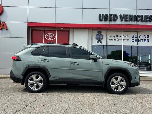 Lunar Rock 2021 Toyota RAV4 Hybrid XLE Premium