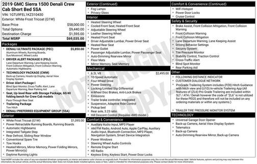 2019 GMC Sierra 1500 Denali