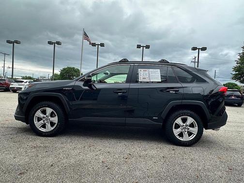 Midnight Black Metallic 2019 Toyota RAV4 Hybrid XLE