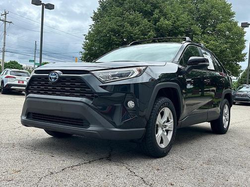 Midnight Black Metallic 2019 Toyota RAV4 Hybrid XLE
