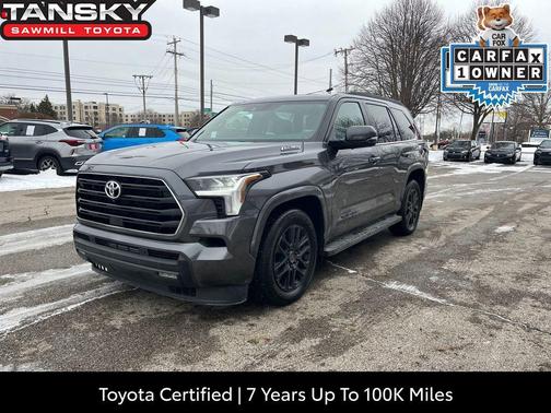 Magnetic Gray Metallic 2025 Toyota Sequoia SR5