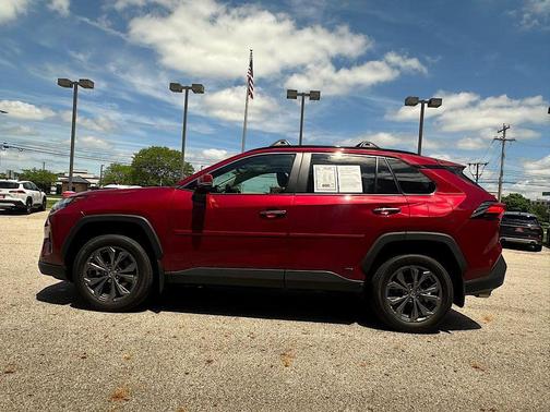 Ruby Flare Pearl 2024 Toyota RAV4 Hybrid Limited