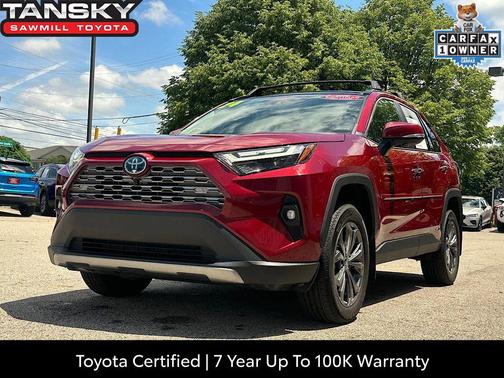 Ruby Flare Pearl 2024 Toyota RAV4 Hybrid Limited