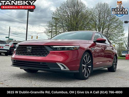 Radiant Red Metallic 2024 Honda Accord Hybrid Touring