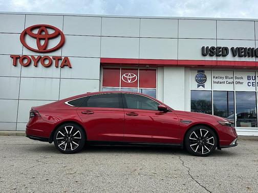 Radiant Red Metallic 2024 Honda Accord Hybrid Touring