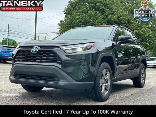 Midnight Black Metallic 2022 Toyota RAV4 Hybrid XLE