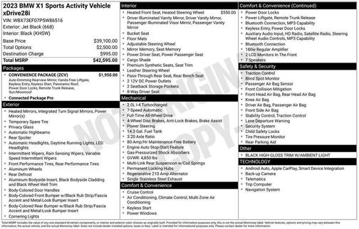 2023 BMW X1 xDrive28i