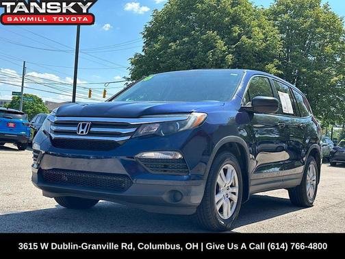 Steel Sapphire Metallic 2016 Honda Pilot LX