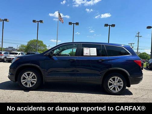 Steel Sapphire Metallic 2016 Honda Pilot LX