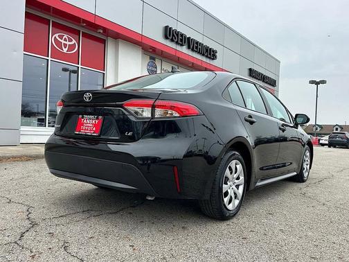 Midnight Black Metallic 2025 Toyota Corolla LE