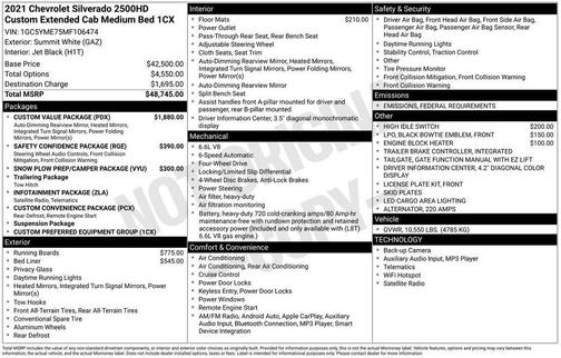 2021 Chevrolet Silverado 2500 Custom