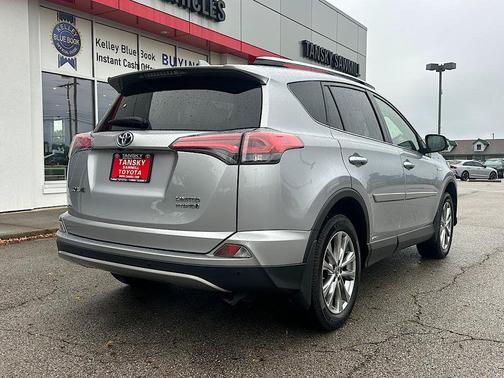 Silver Sky Metallic 2018 Toyota RAV4 Hybrid Limited