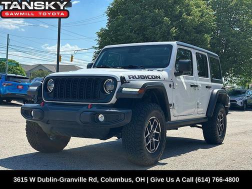 Bright White Clearcoat 2024 Jeep Wrangler Rubicon