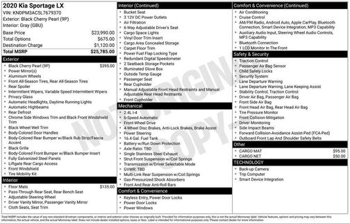2020 Kia Sportage LX