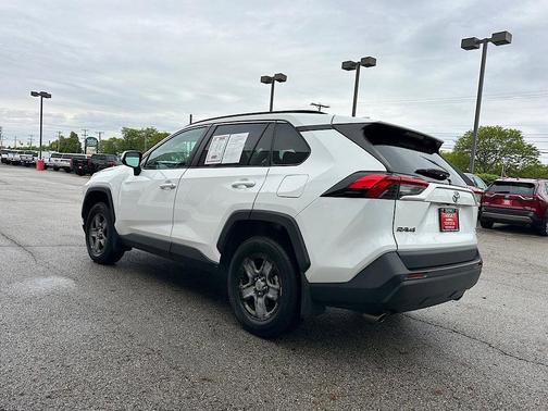 White 2022 Toyota RAV4 XLE